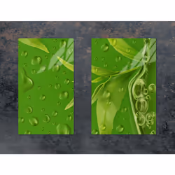Plaque De Protection En Verre Pour Cuisine 65x52 Feuilles - Vue supplémentaire 2