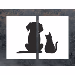 Plaque De Protection En Verre Pour Cuisine 2x35x52 Animaux - Vue supplémentaire 2