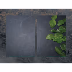 Panneau De Protection En Verre Pour Cuisine 2x35x52 Ardoise - Vue supplémentaire 2
