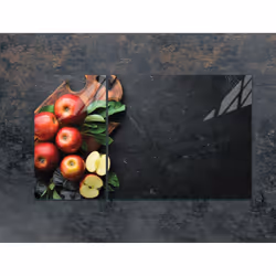 Plaque De Protection En Verre Pour Poêle 90x52 Pomme - Vue supplémentaire 2