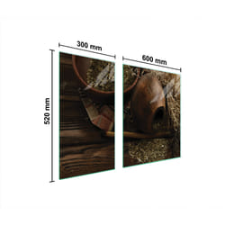 Plaque De Protection En Verre Pour Poêle 90x52 Yerba