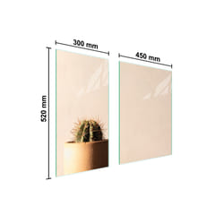 Plaque De Protection En Verre 75x52 Cactus