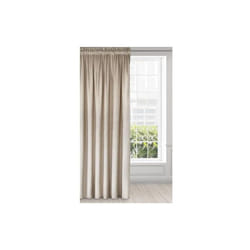 Eurofirany Melanie Rideau En Velours Avec Galon Fronceur, 200 G/m², Élégant, Lisse, Uni, Moelleux, Moderne, Classique, Pour Salo