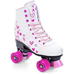 Patin à roulettes RAVEN Trista - Blanc/Rose - Glisse urbaine - Enfant - Loisir