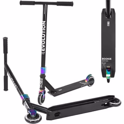 Trottinette freestyle Evolution Rookie 100mm RAVEN - Noir/Neo Chrome - Mixte - Enfant - Freestyle