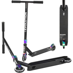 Trottinette freestyle Evolution Rookie 100mm RAVEN - Noir/Neo Chrome - Mixte - Enfant - Freestyle