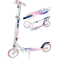 Trottinette grande roue Anabel 200mm RAVEN - La Couleur:Blanc/Rose Diamètre des roues en mm:200 Packs : Avec frein à main
