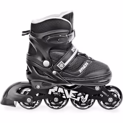 Roller Drill taille ajustable - RAVEN - Mixte - Noir - Roller - 8 ans - Enfant - Polycarbonate Mousse