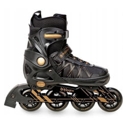 Roller en ligne Expert ajustable - RAVEN - Noir/or - Blanc - Roller - Mixte