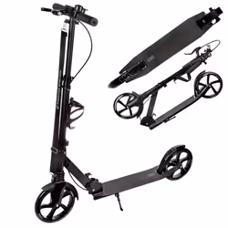 Trottinette grande roue Trader 200mm RAVEN - Noir - Aluminium caoutchouc - Loisir - 2 roues