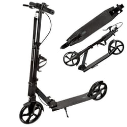 Trottinette grande roue Trader 200mm RAVEN - Noir - Aluminium caoutchouc - Loisir - 2 roues