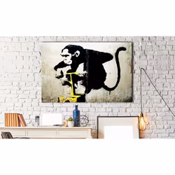 Tableau Monkey Detonator by Banksy - PD8161-120-80