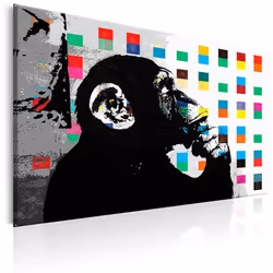 Planete Discount PD8163-120-80, Banksy, Multicolore, Panneaux MDF, 1200 mm, 20 mm, 800 mm