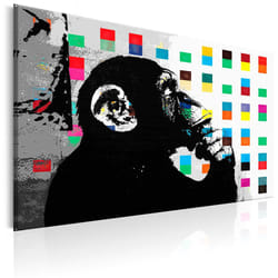 Tableau Banksy The Thinker Monkey - PD8163-120-80