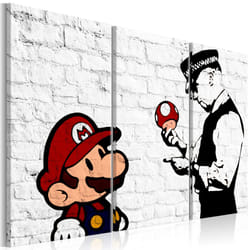 Tableau Mario Bros Banksy - PD8165-120-80