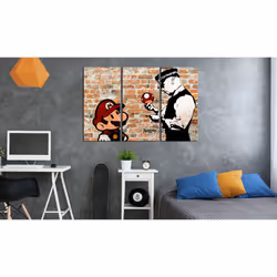 Tableau Caught Mario - PD8169-120-80