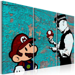 Tableau Banksy Cracked Paint - PD8170-120-80