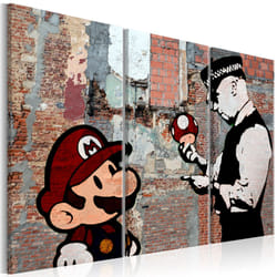 Tableau Banksy Warning - PD8171-120-80