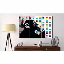 Tableau The Thinker Monkey by Banksy - PD8173-120-80