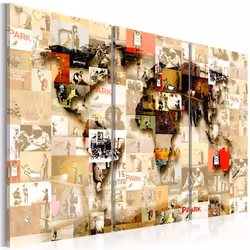 Planete Discount PD11446-120-80, Multicolore, Jaune, Panneaux MDF, 1200 mm, 20 mm, 800 mm