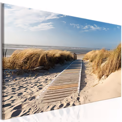 Planete Discount PD9758-150-50, Paysage marin, Beige, Bleu, Panneaux MDF, 1500 mm, 20 mm, 500 mm