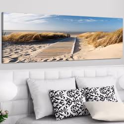 Tableau Plage vierge - PD9758-150-50