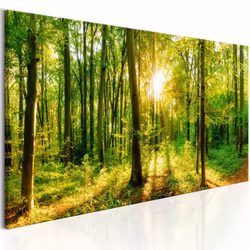 Planete Discount PD9763-135-45, Forêt, Marron, Vert, Jaune, Panneaux MDF, 1350 mm, 20 mm, 450 mm