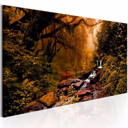 Planete Discount PD9765-135-45, Forêt, Marron, Orange, Blanc, Panneaux MDF, 1350 mm, 20 mm, 450 mm