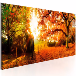 Planete Discount PD9767-150-50, Arbres, Marron, Vert, Orange, Jaune, Panneaux MDF, 1500 mm, 20 mm, 500 mm