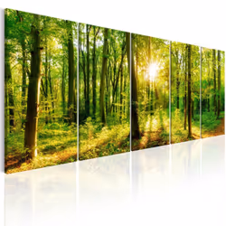 Planete Discount PD9769-225-90, Forêt, Marron, Vert, Jaune, Panneaux MDF, 2250 mm, 20 mm, 900 mm
