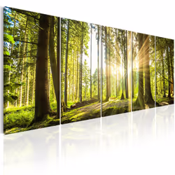 Planete Discount PD9773-200-80, Forêt, Marron, Vert, Jaune, Panneaux MDF, 2000 mm, 20 mm, 800 mm