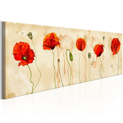 Tableau Fleurs Tears of Poppies - PD10996-150-50