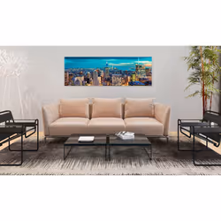 Tableau Villes Blue Metropolis - PD12024-150-50