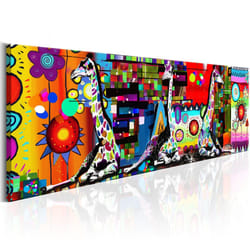 Tableau Colourful Savannah - PD8176-150-50