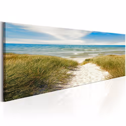 Planete Discount PD9778-150-50, Paysage marin, Beige, Bleu, Vert, Blanc, Panneaux MDF, 1500 mm, 20 mm, 500 mm