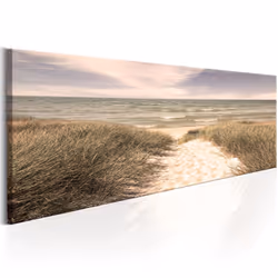 Planete Discount PD9779-150-50, Paysage marin, Beige, Vert, Violet, Panneaux MDF, 1500 mm, 20 mm, 500 mm