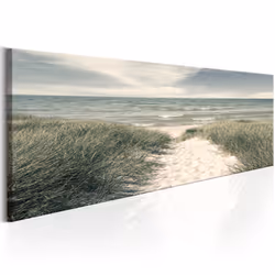 Planete Discount PD9780-150-50, Paysage marin, Beige, Bleu, Vert, Gris, Panneaux MDF, 1500 mm, 20 mm, 500 mm