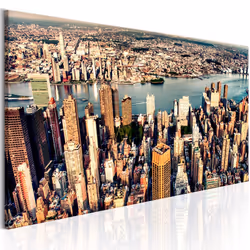 Planete Discount PD12031-150-50, New York, Beige, Noir, Bleu, Marron, Vert, Panneaux MDF, 1500 mm, 20 mm, 500 mm