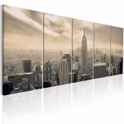 Planete Discount PD12037-200-80, New York, Beige, Noir, Panneaux MDF, 2000 mm, 20 mm, 800 mm