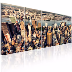 Planete Discount PD12040-225-90, New York, Beige, Noir, Bleu, Marron, Vert, Panneaux MDF, 2250 mm, 20 mm, 900 mm