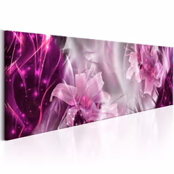 Planete Discount PD8605-150-50, Fleurs et plantes, Rose, Violet, Panneaux MDF, 1500 mm, 20 mm, 500 mm