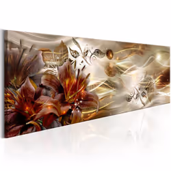 Planete Discount PD8607-150-50, Fleurs et plantes, Marron, Gris, Jaune, Panneaux MDF, 1500 mm, 20 mm, 500 mm