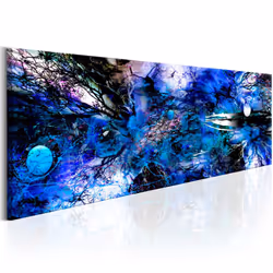 Planete Discount PD8614-150-50, Moderne, Bleu, Violet, Blanc, Panneaux MDF, 1500 mm, 20 mm, 500 mm