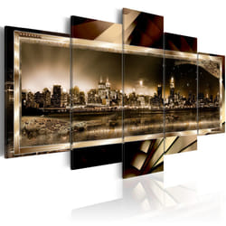 Tableau New York: Starry night - sepia - PD8620-200-100