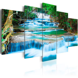 Tableau Cascade bleue à Kanchanaburi, Thaïlande - PD9793-200-100