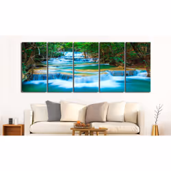 Tableau Sapphire Waterfalls I - PD9794-225-90