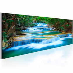 Planete Discount PD9795-135-45, Forêt, Bleu, Marron, Vert, Blanc, Panneaux MDF, 1350 mm, 20 mm, 450 mm