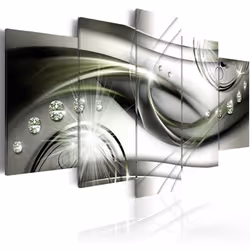 Planete Discount PD8633-200-100, Vert, Gris, Argent, Blanc, Panneaux MDF, 2000 mm, 20 mm, 1000 mm