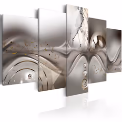 Planete Discount PD8642-200-100, Moderne, Marron, Or, Gris, Panneaux MDF, 2000 mm, 20 mm, 1000 mm