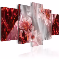 Planete Discount PD8645-200-100, Fleurs et plantes, Gris, Rose, Rouge, Panneaux MDF, 2000 mm, 20 mm, 1000 mm